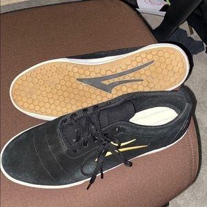Lakai Shoes Bristol Black/Gold Suede